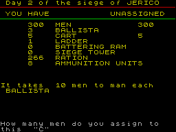 Jerico 2 screenshot 1 for ZX Spectrum